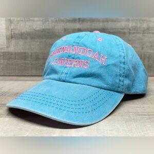 Shenandoah Caverns VA StrapBack Mom Hat Blue/Pink